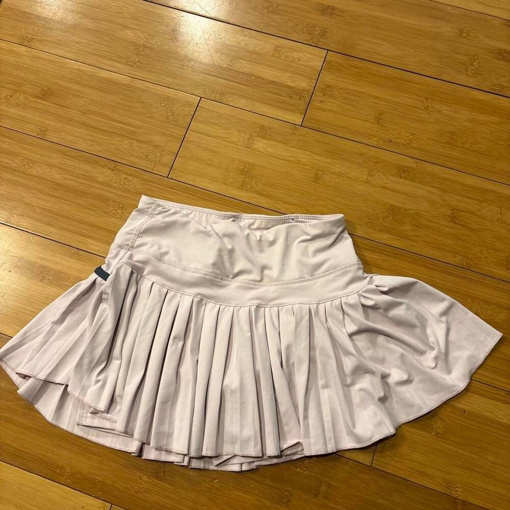 Goldhinge Women's White and Purple Skirt